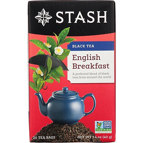 slide 1 of 1, Stash Black Tea English Breakfast - 20 Count, 20 ct