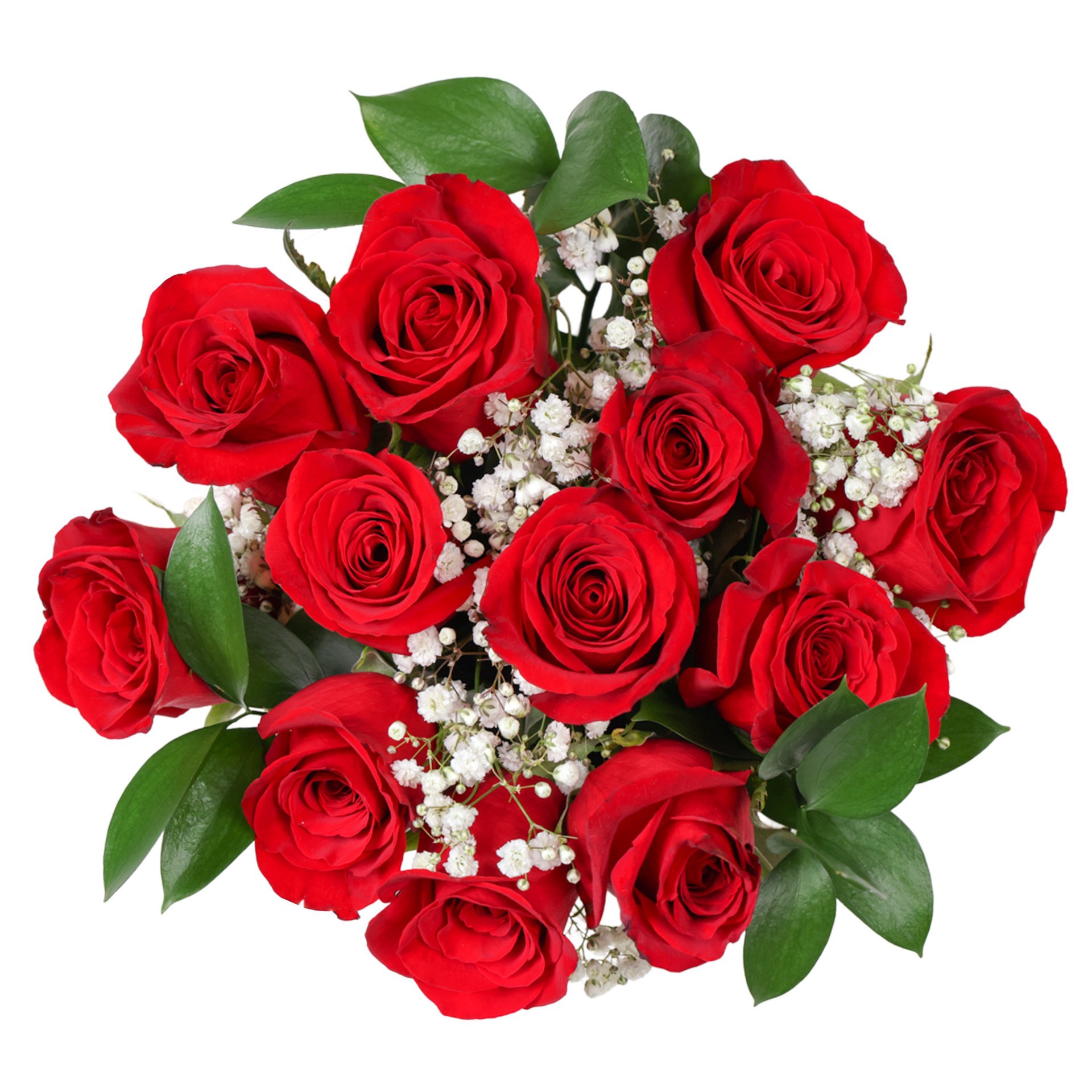 slide 1 of 1, BLOOMS by H-E-B Designer Dozen Red Roses Flower Bouquet, 1 ct