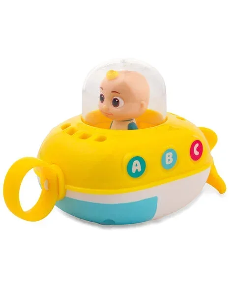 slide 1 of 3, Skiphop CoComelon JJ Pull & Go Submarine Bath Toy Multi NS, 1 ct