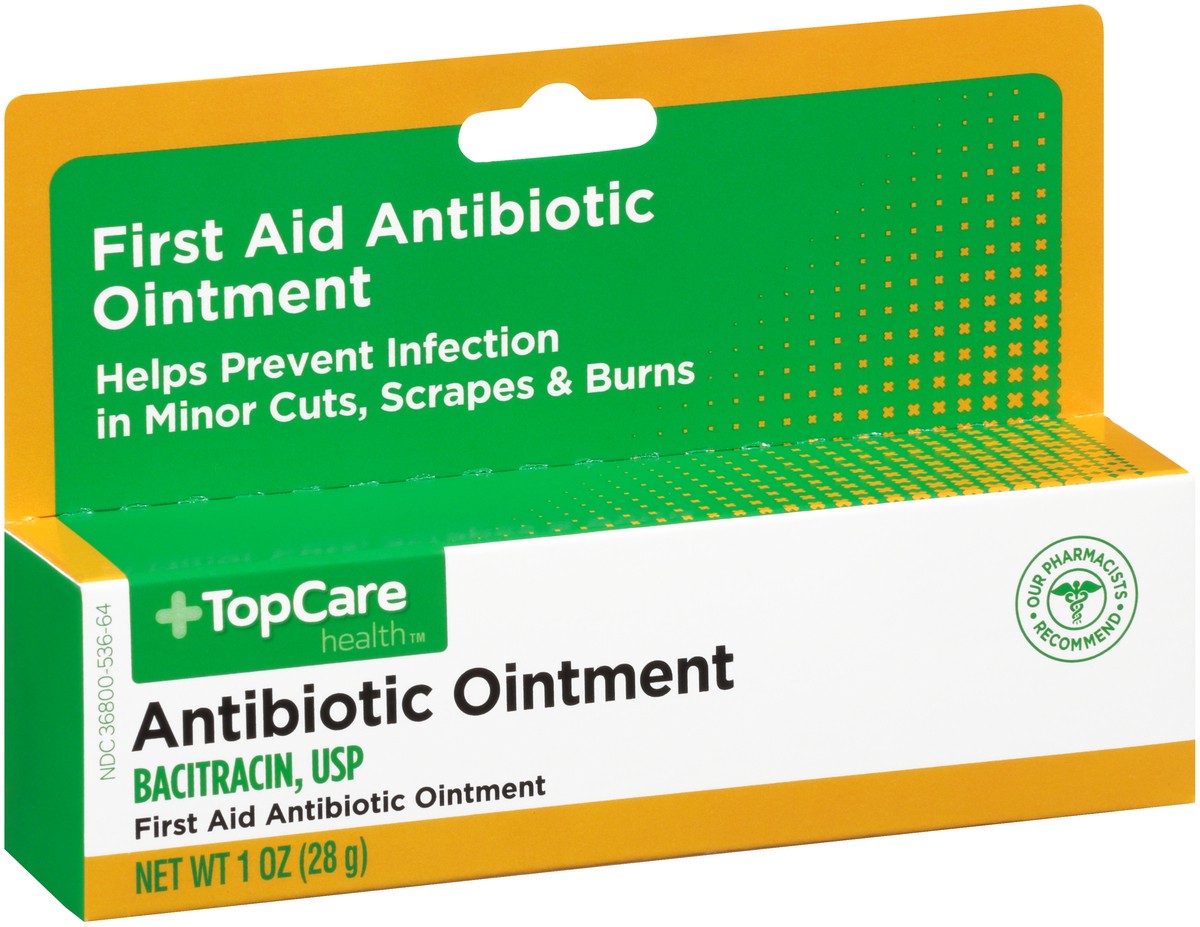 slide 2 of 8, TopCare First Aid Antibiotic Ointment, 1 oz