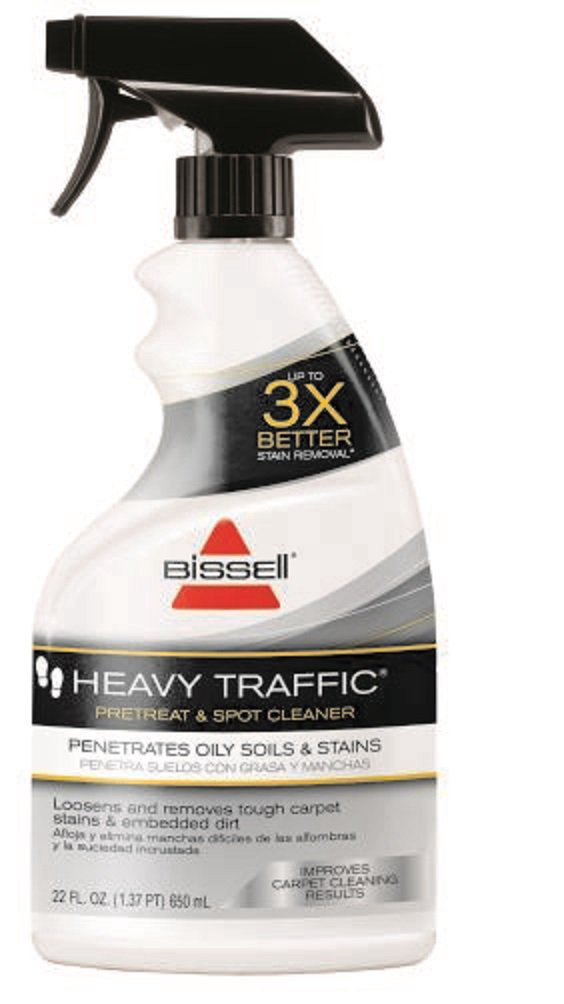 slide 1 of 9, Bissell Heavy Traffic Pretreat & Spot Carpet Cleaner, 22 oz