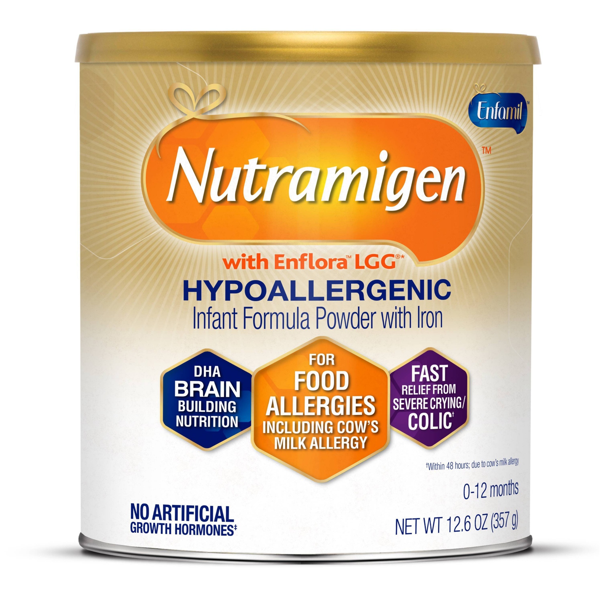 slide 1 of 3, Enfamil Nutramigen LGG Hypoallergenic Powder Infant Formula - 12.6oz, 12.6 oz