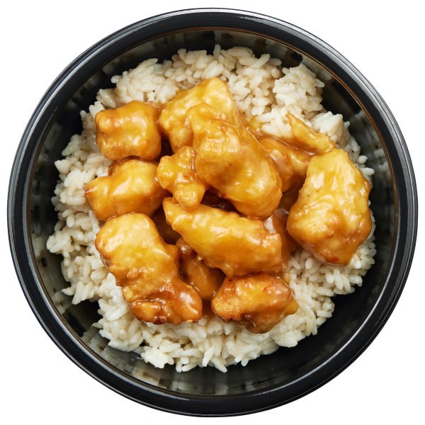 slide 2 of 13, Crafted Market Orange Chicken Bowl 10 Oz, 10 oz