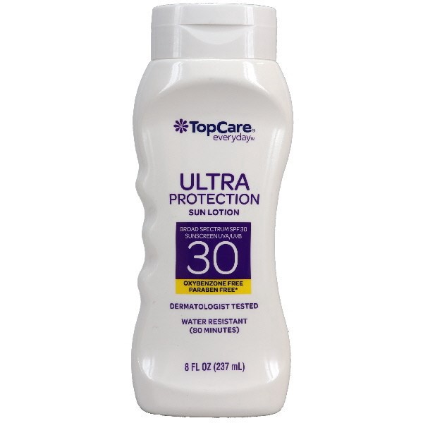 slide 1 of 6, TopCare Ultra Protection Sun Lotion, 8 oz