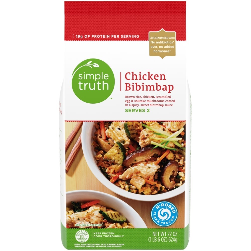 slide 1 of 1, Simple Truth Chicken Bibimbap 22 oz, 22 oz