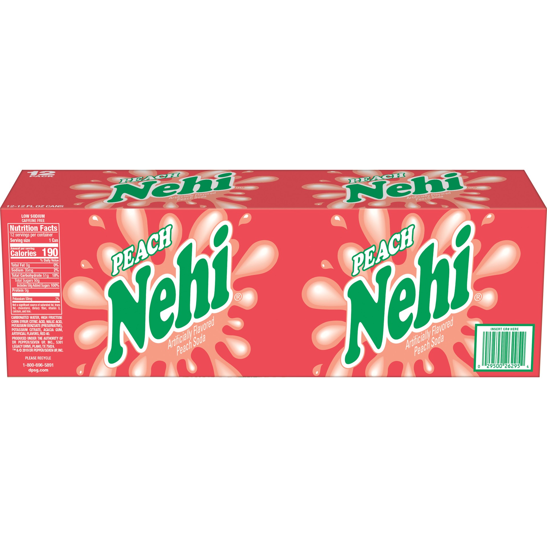 slide 5 of 5, Nehi Peach - 12 ct; 12 oz, 12 ct; 12 oz