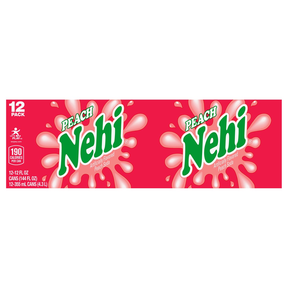 slide 1 of 5, Nehi Peach - 12 ct; 12 oz, 12 ct; 12 oz