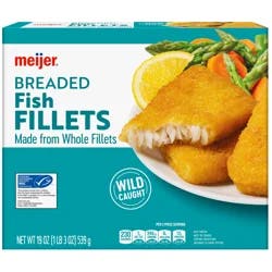 Meijer Frozen Breaded Fish Fillet, 19 Oz