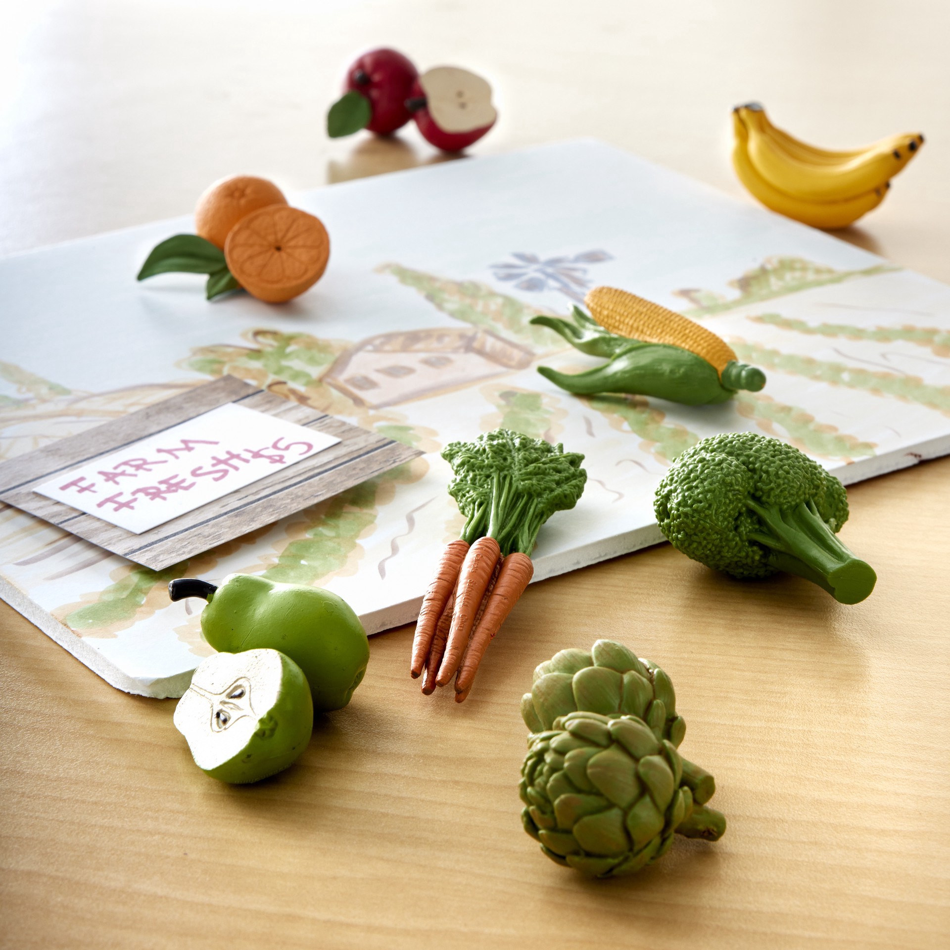 slide 3 of 3, Safari Ltd. Safari Ltd Toobs Fruits & Vegetables, 1.56 in x 1.56 in x 12.87 in