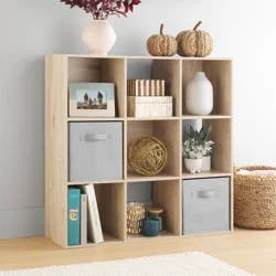 Real Home Innovations Natural 9-Cube Organizer