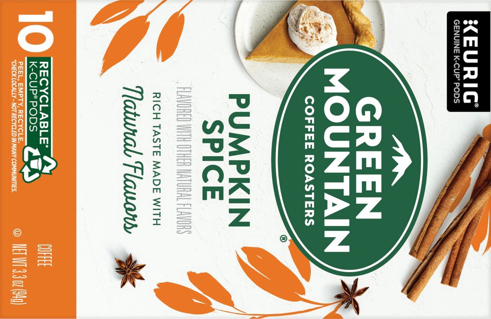 slide 5 of 5, Green Mountain Pumpkin Spice Kcups- 10 ct, 10 ct