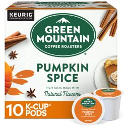 Green Mountain Pumpkin Spice Kcups- 10 ct