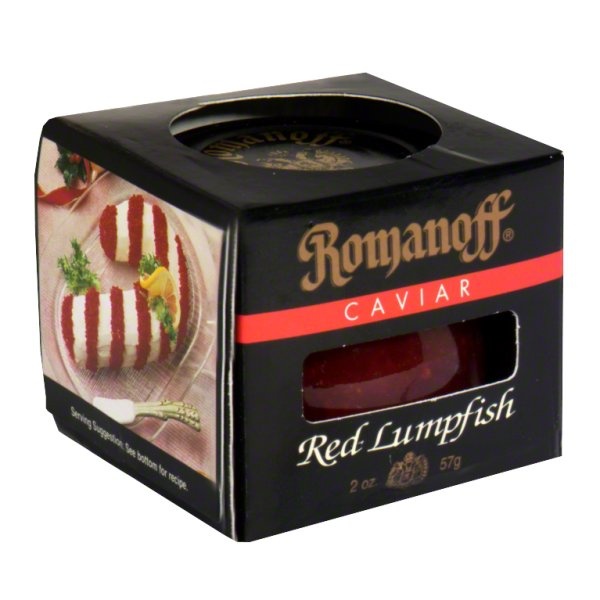 slide 1 of 1, Romanoff Red Lumpfish Caviar, 2 oz