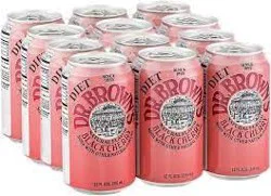 Dr Brown's Zero Black Cherry Cn - 144 fl oz