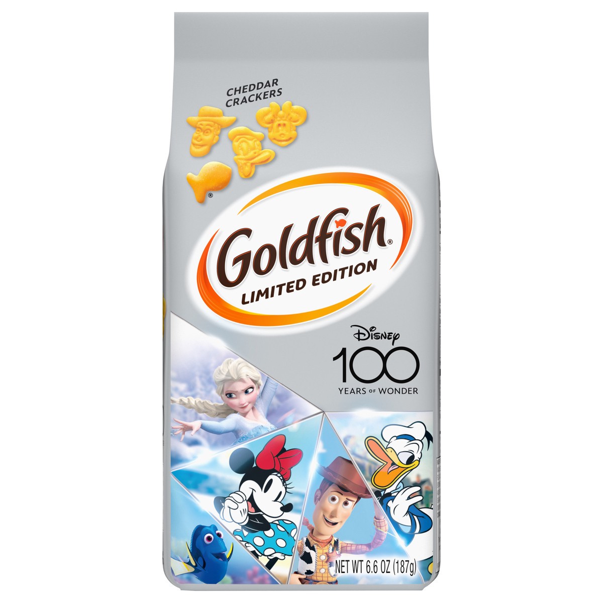 slide 1 of 2, Goldfish Disney 100th Anniversary Bag - 6.6oz, 6.6 oz