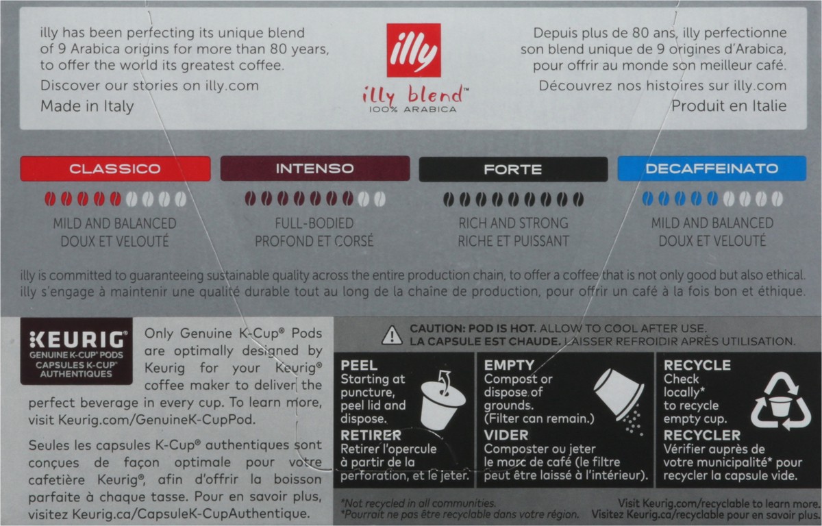 slide 6 of 15, illy Blend 100% Arabica Decaf K-Cup Pods Coffee 10 ea, 10 ct
