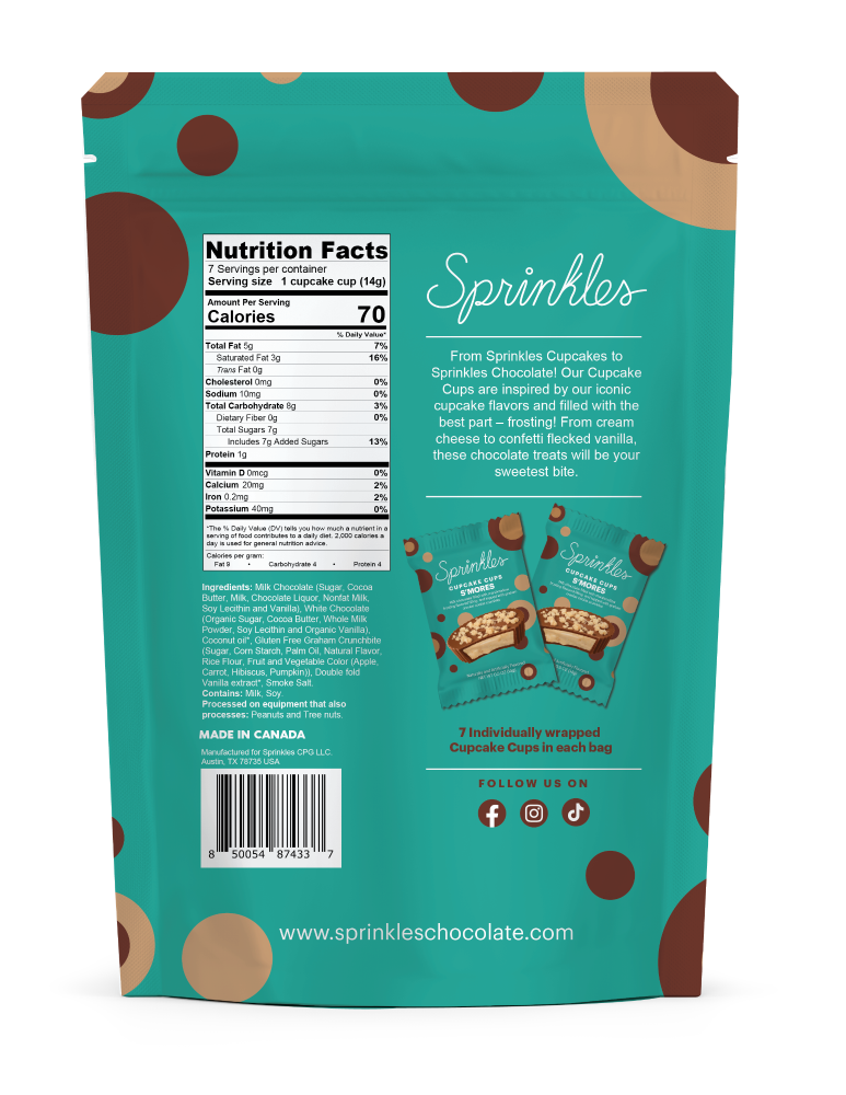 slide 2 of 2, Sprinkles S'Mores Cupcake Cups, 7 ct / 0.49 oz