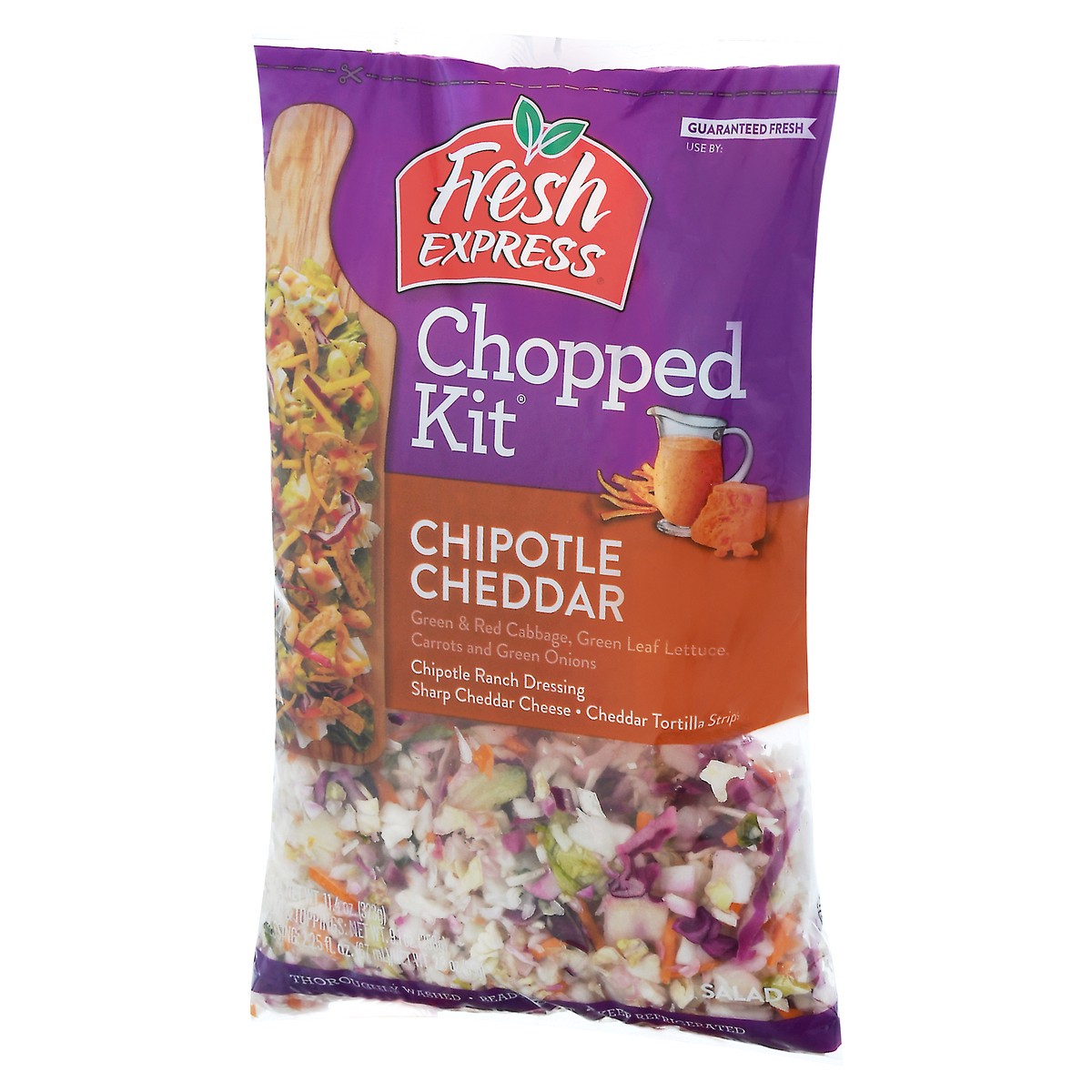 slide 3 of 9, Fresh Express Chopped Kit Chipotle Cheddar Salad 1 ea, 