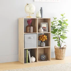Real Home Innovations Natural 6-Cube Organizer