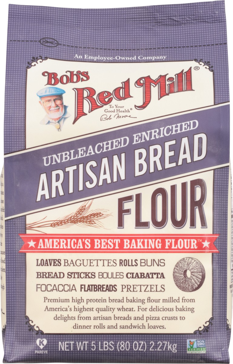 slide 6 of 9, Bob's Red Mill Flour Artisan Bread 5Lb, 1 ct