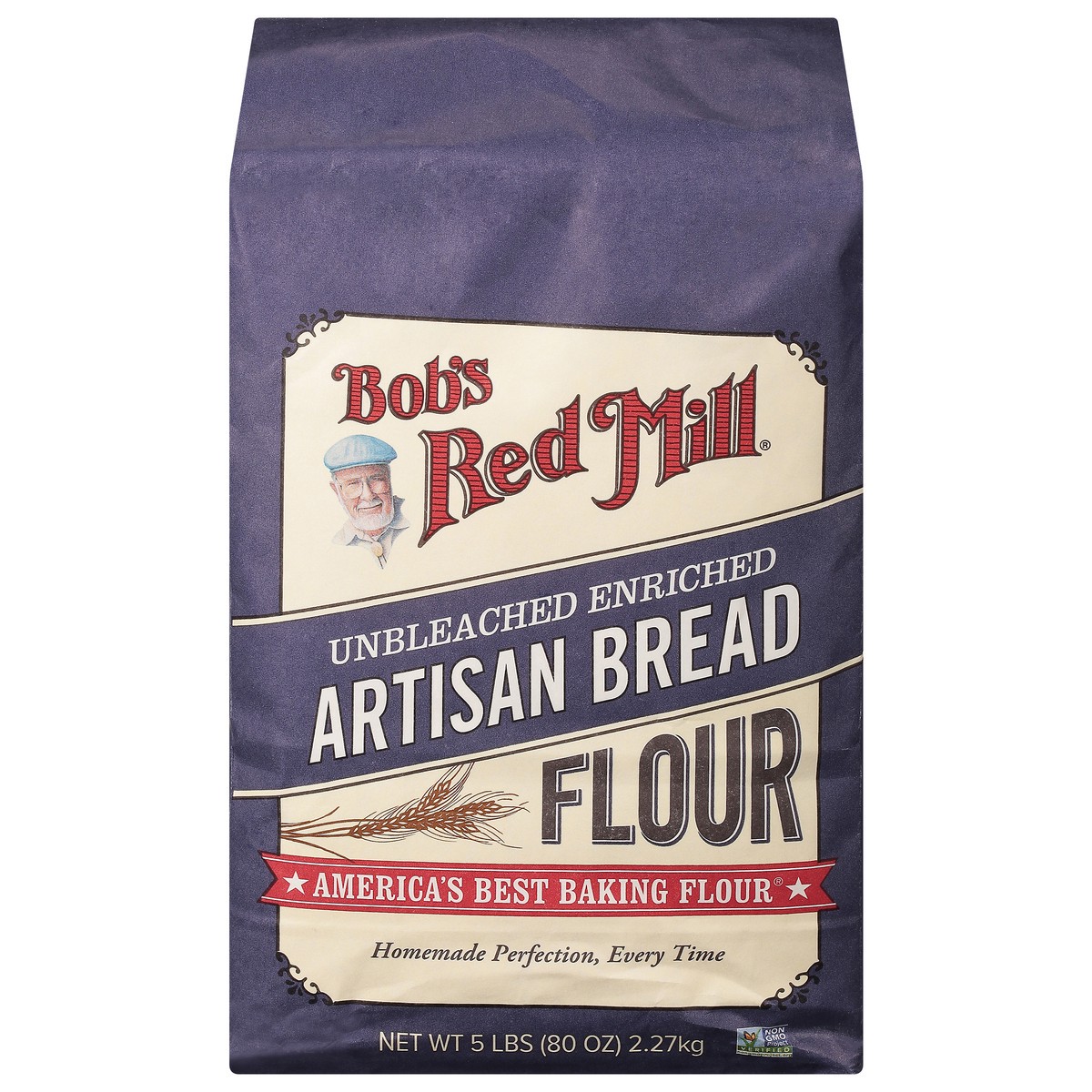 slide 1 of 9, Bob's Red Mill Flour Artisan Bread 5Lb, 1 ct