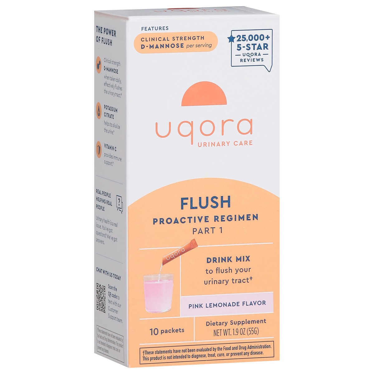 slide 5 of 14, Uqora Urinary Tract Pink Lemonade Flavor Drink Mix 10 Each, 10 ct