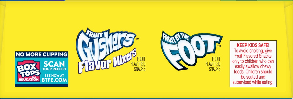 slide 8 of 13, Fruit Gushers, Fruit By The Foot King Size Variety Pack Fruit Flavored Snacks 10 ea, 10 ct