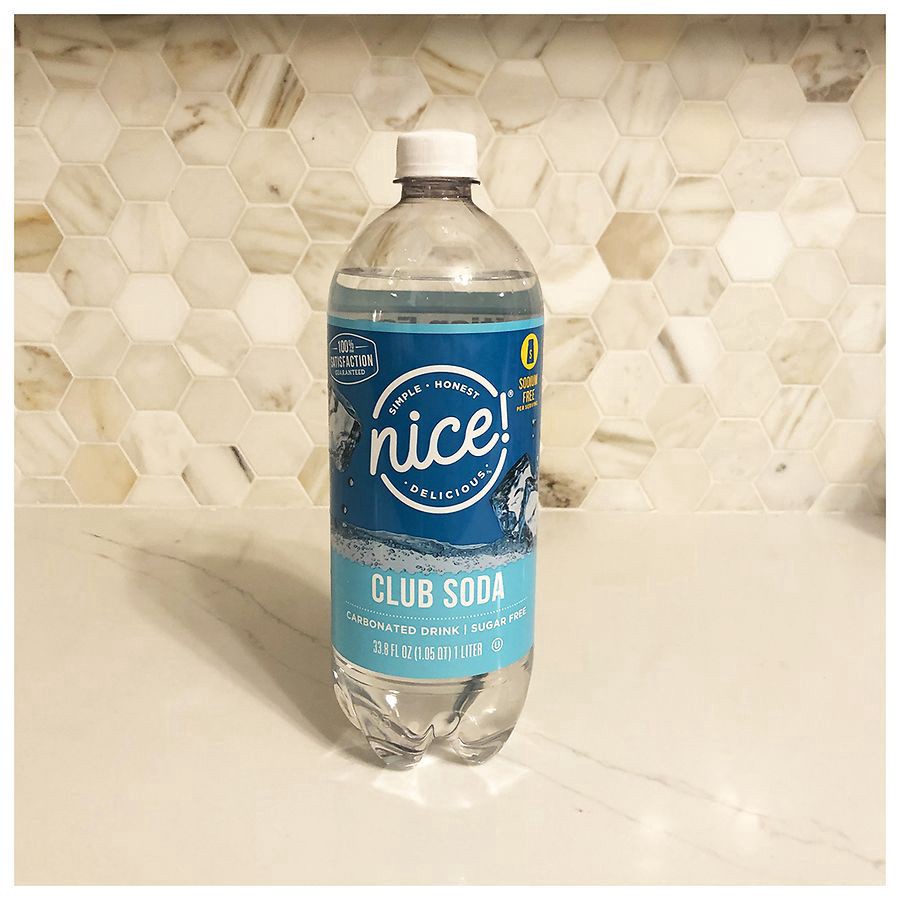 slide 4 of 5, Nice! Club Soda - 33.8 oz, 33.8 oz