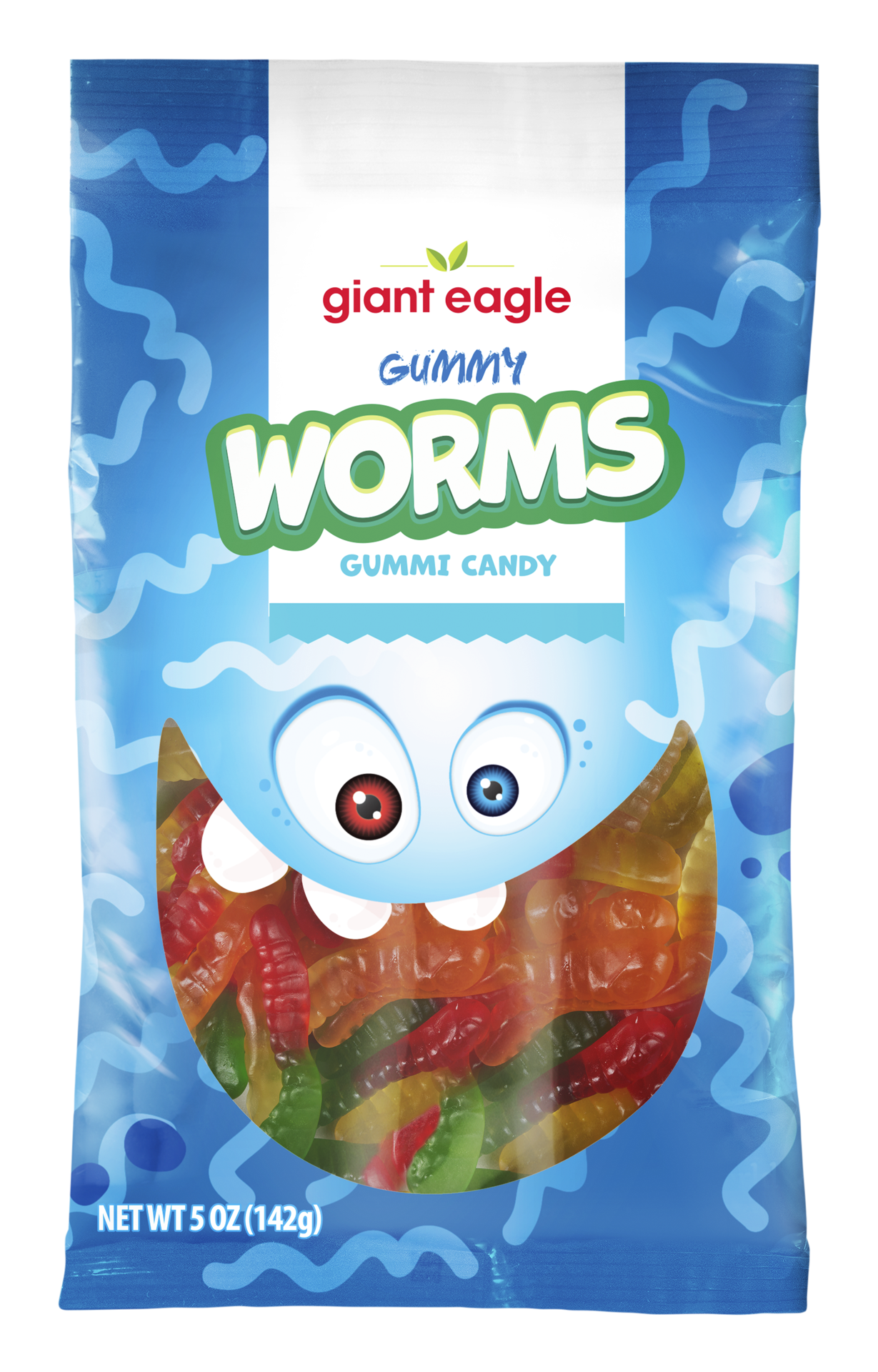 slide 1 of 1, Ge Gummi Worms, 5 oz