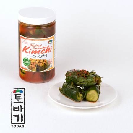 slide 1 of 1, Tobagi Tbg Stuffed Cucumber Kimchi, 26 oz