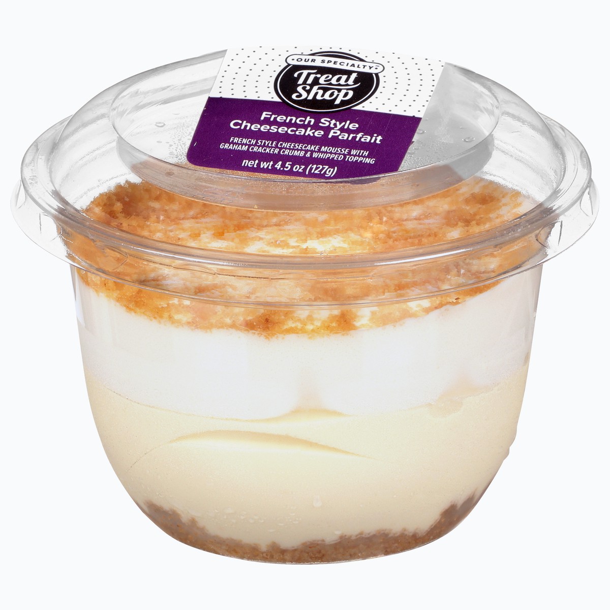 slide 5 of 9, Our Specialty French Style Cheesecake Parfait 4.5 oz, 4.5 oz