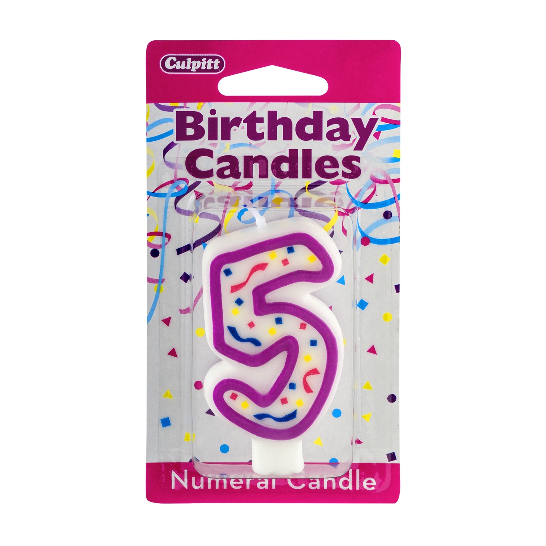 slide 1 of 1, Culpitt "5" Candle, 1 ct