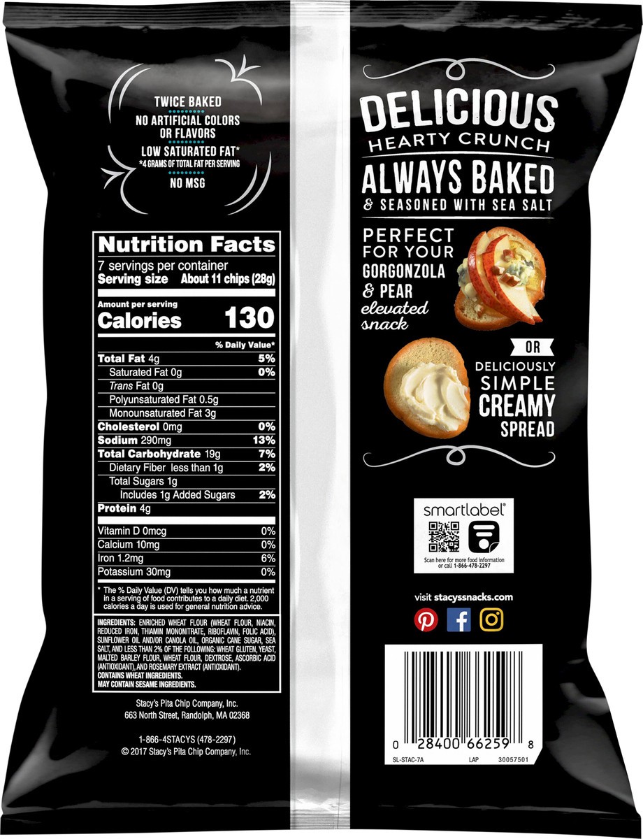 slide 5 of 7, Stacy's Simply Naked Bagel Chips, 7 oz