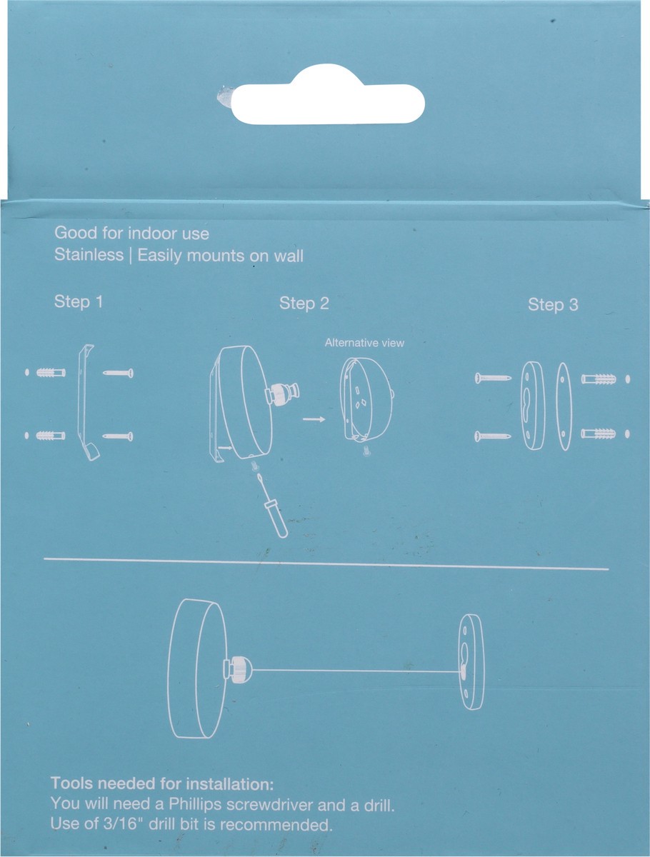slide 5 of 9, Whitmor Retractable Clothesline, 1 ct
