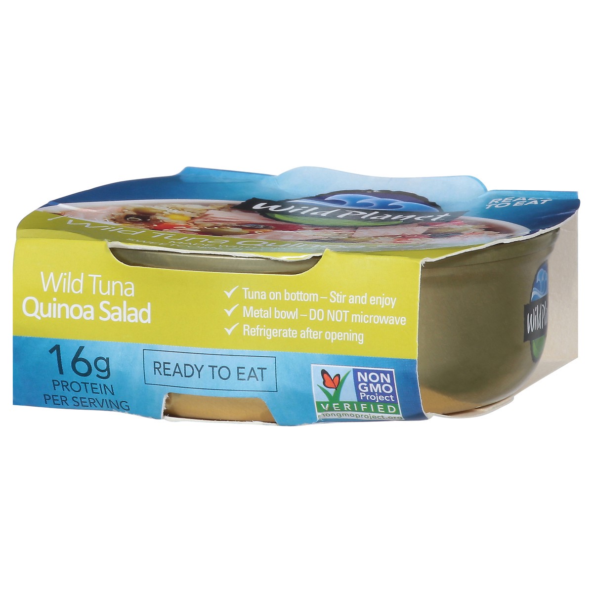 slide 11 of 15, Wild Planet Wild Tuna & Quinoa Salad 5.6 oz, 5.6 oz