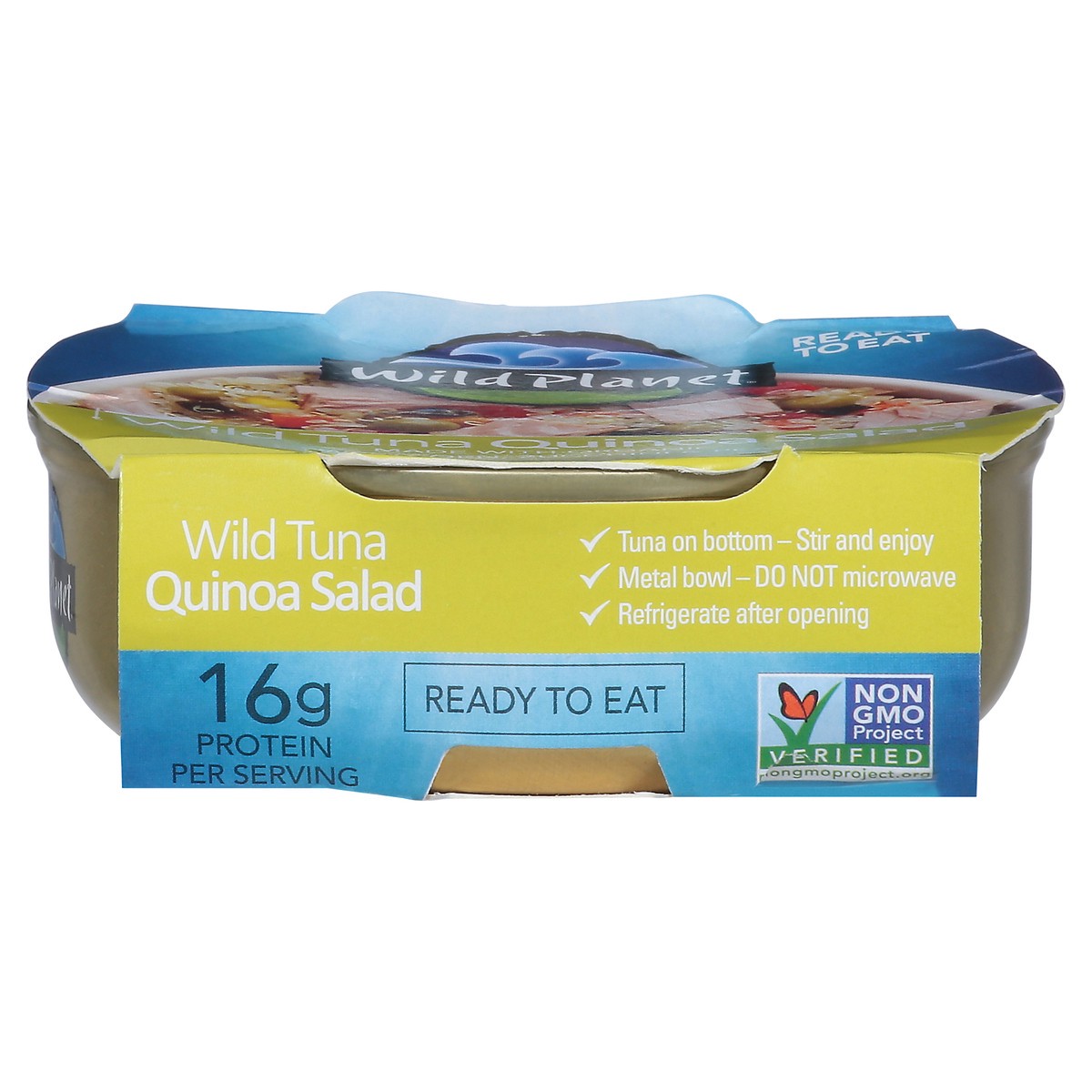 slide 3 of 15, Wild Planet Wild Tuna & Quinoa Salad 5.6 oz, 5.6 oz
