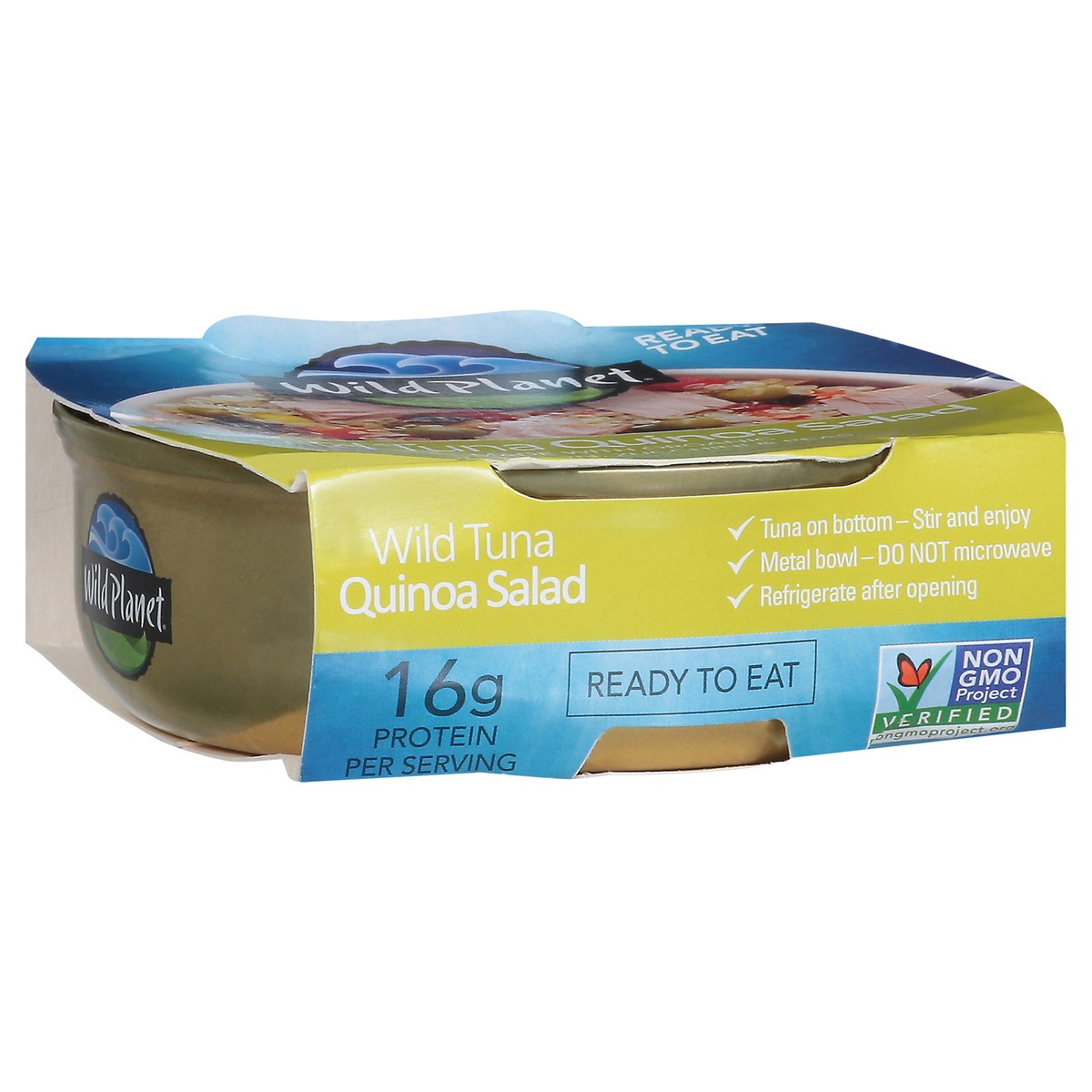 slide 13 of 15, Wild Planet Wild Tuna & Quinoa Salad 5.6 oz, 5.6 oz