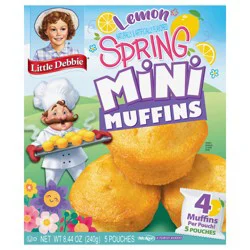 Little Debbie Snack Cakes, Little Debbie Family Pack Spring Mini Muffins (Lemon)