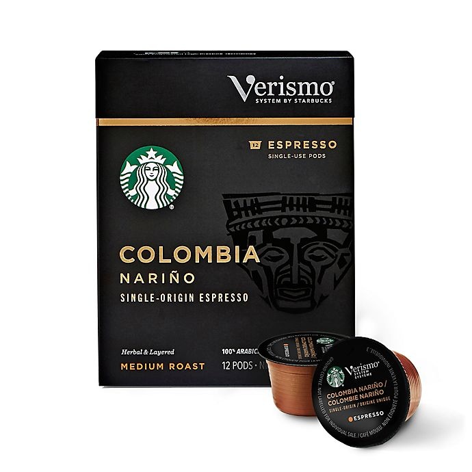 slide 3 of 3, Starbucks Verismo Colombia Nario Single Origin Espresso Pods, 12 ct