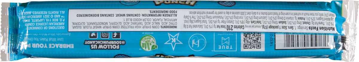 slide 7 of 13, Sour Punch Blue Raspberry Straws Candy 2 oz, 2 oz