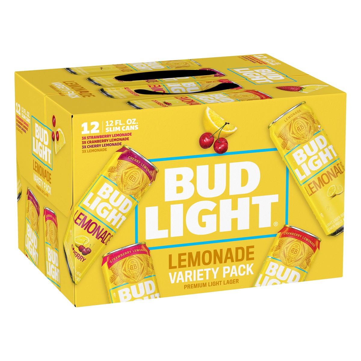 slide 2 of 2, Bud Light Lemonade, 12 oz