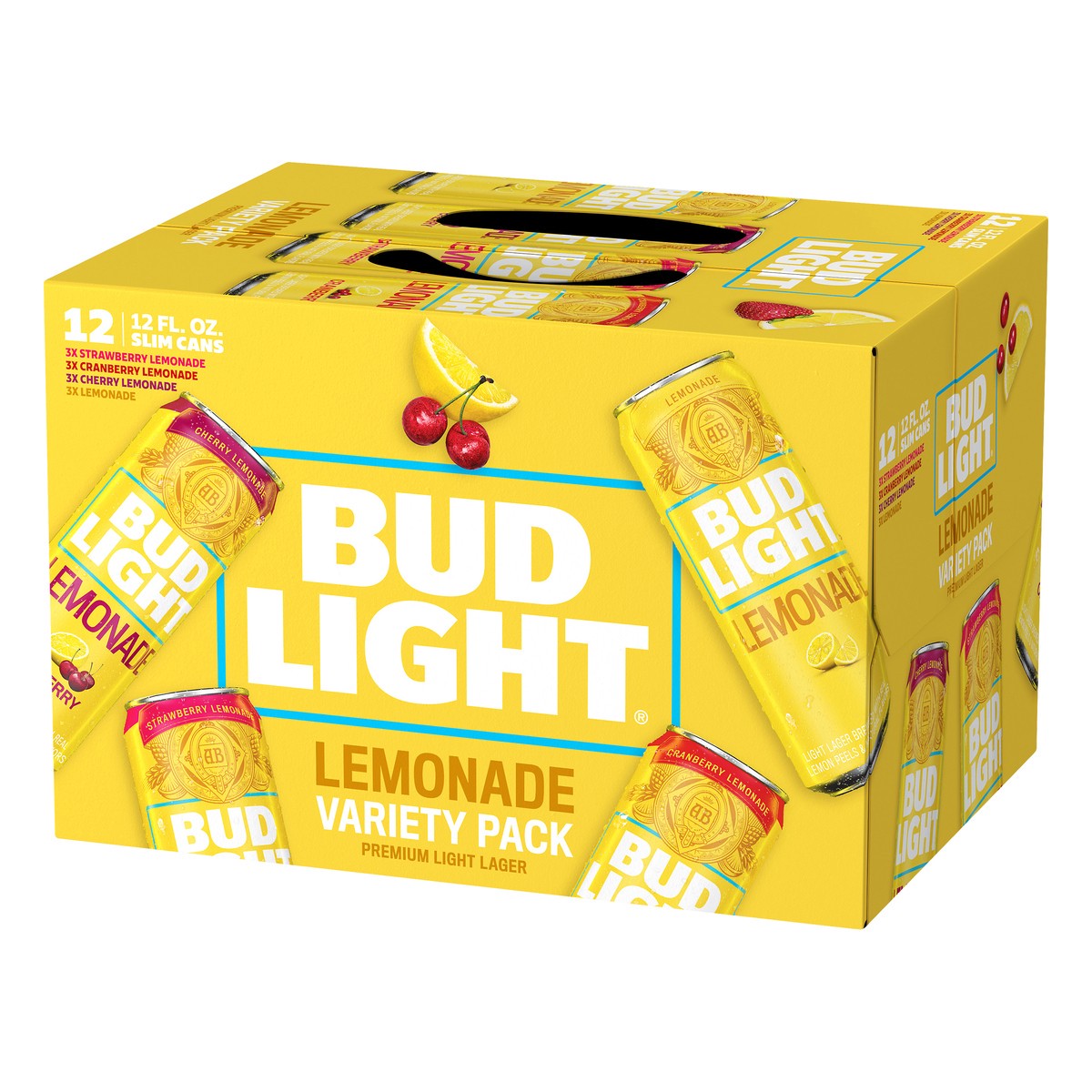 slide 3 of 11, Bud Light Lemonade Variety Pack, 12 PK