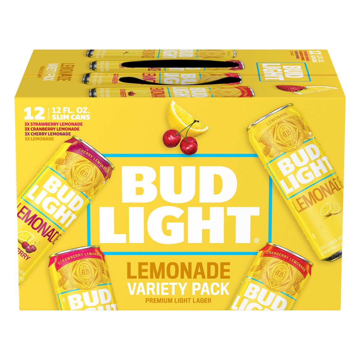 slide 11 of 11, Bud Light Lemonade Variety Pack, 12 PK