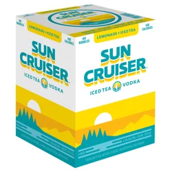 Sun Cruiser Iced Tea Vodka, Lemonade + Iced Tea (12 fl. oz. Can, 4pk.)