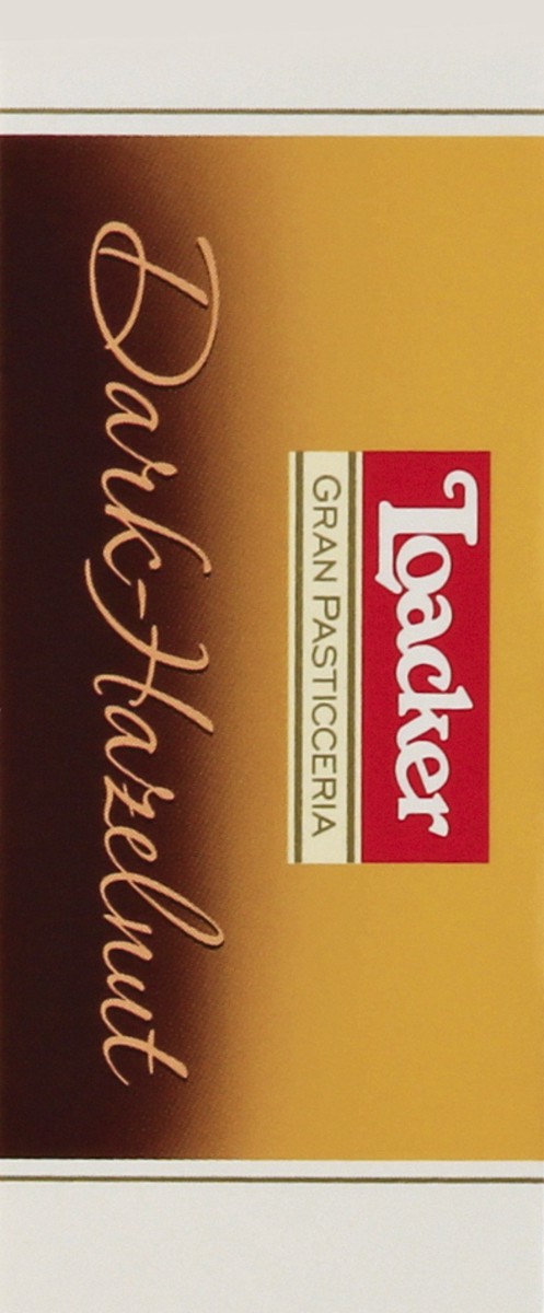 slide 3 of 10, Loacker Gran Pasticceria Dark Hazelnut Cookies, 3.53 oz