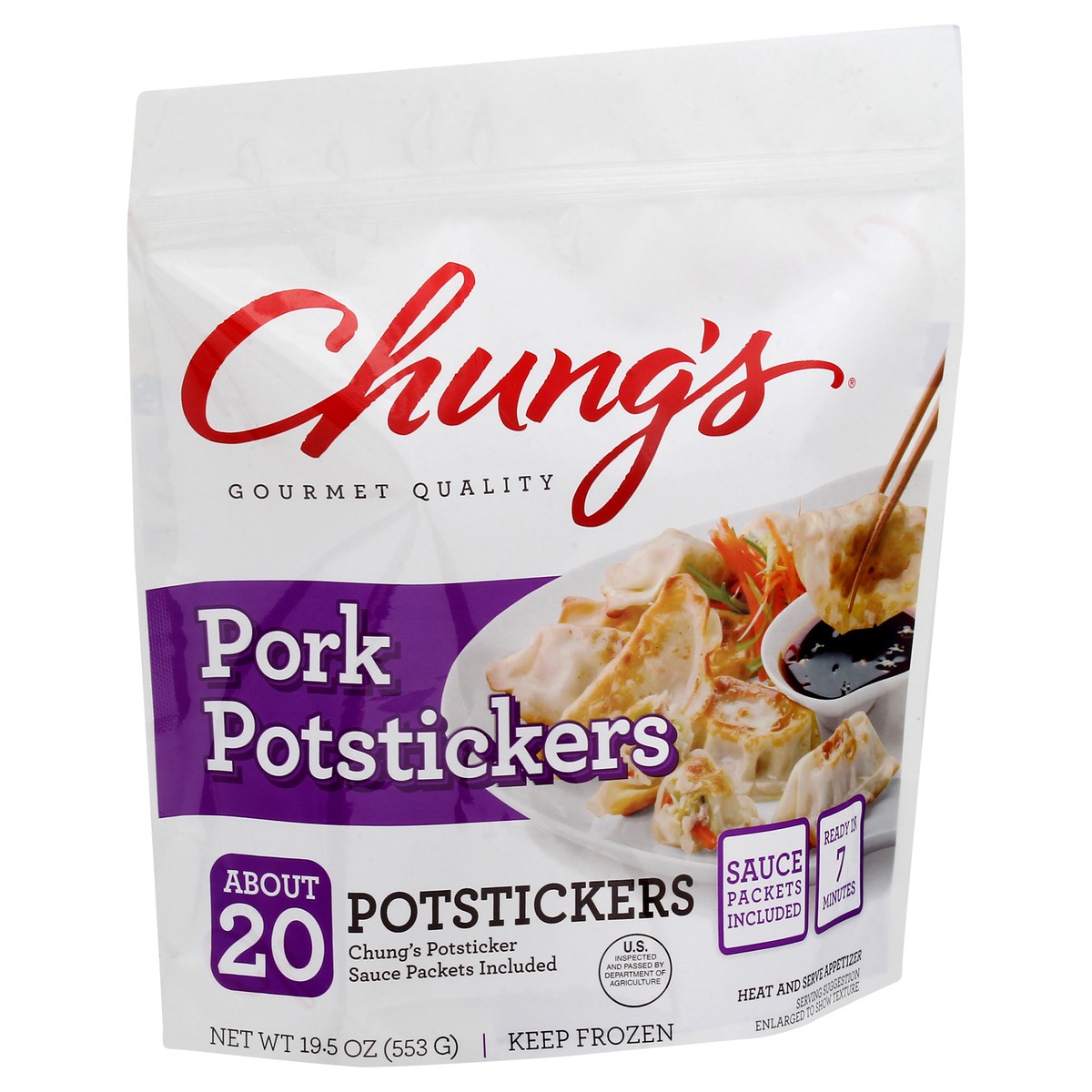 slide 2 of 8, Chung's Pork Potstickers 19.5 oz, 19.5 oz