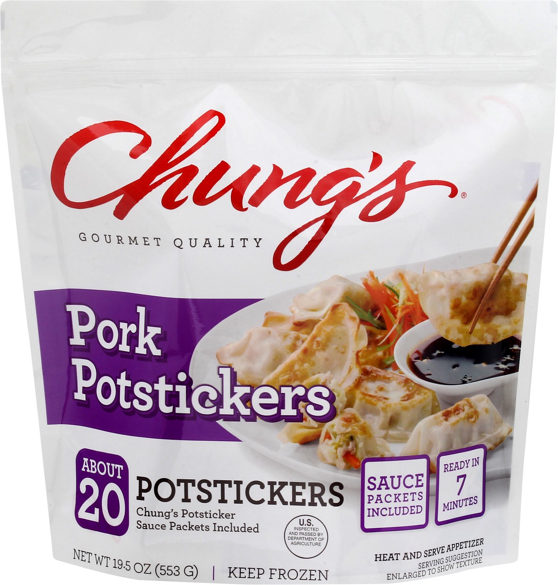 slide 6 of 8, Chung's Pork Potstickers 19.5 oz, 19.5 oz