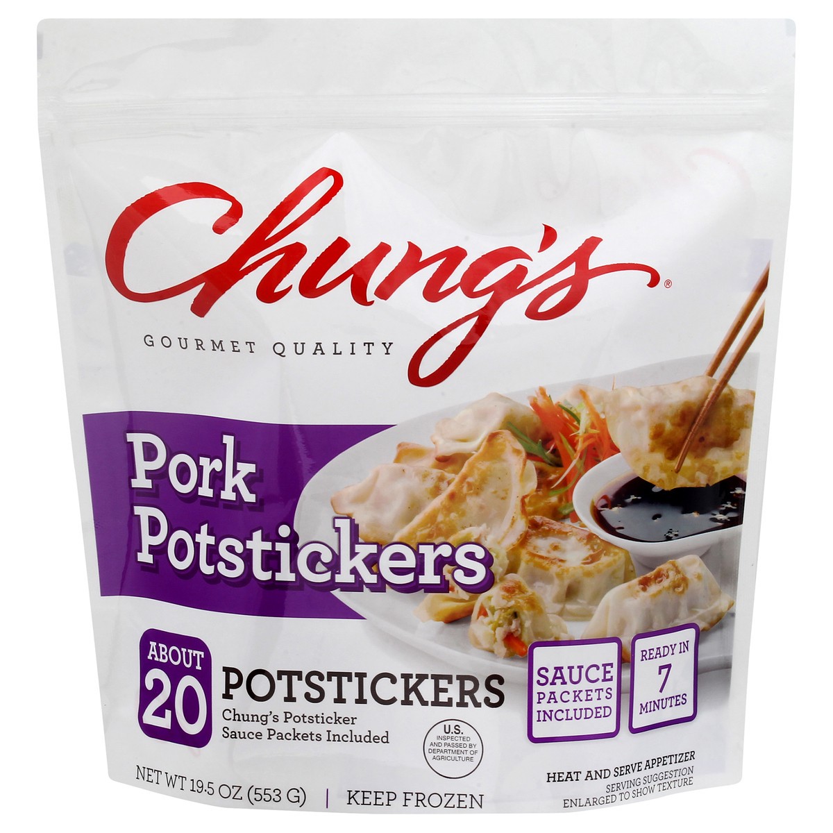 slide 8 of 8, Chung's Pork Potstickers 19.5 oz, 19.5 oz