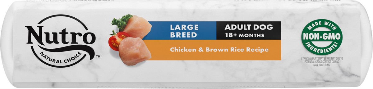 slide 3 of 9, NUTRO NATURAL CHOICE Large Breed Adult Dry Dog Food, Chicken & Brown Rice Recipe, 22 lb. Bag, 22 lb