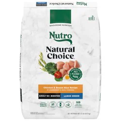 Nutro Natural Choice Adult Large Breed Dog Food Dry, Chicken & Brown Rice Recipe, 22 lb. Bag